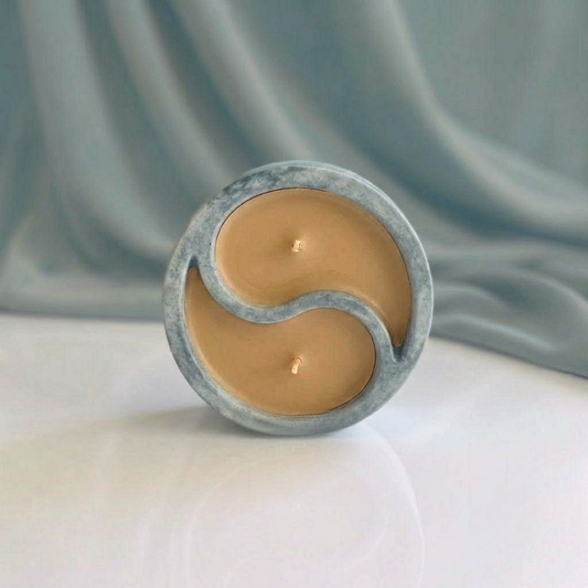 Yin Yang Candle - Sandalwood | Eterna Collection | Alcor & Mizar