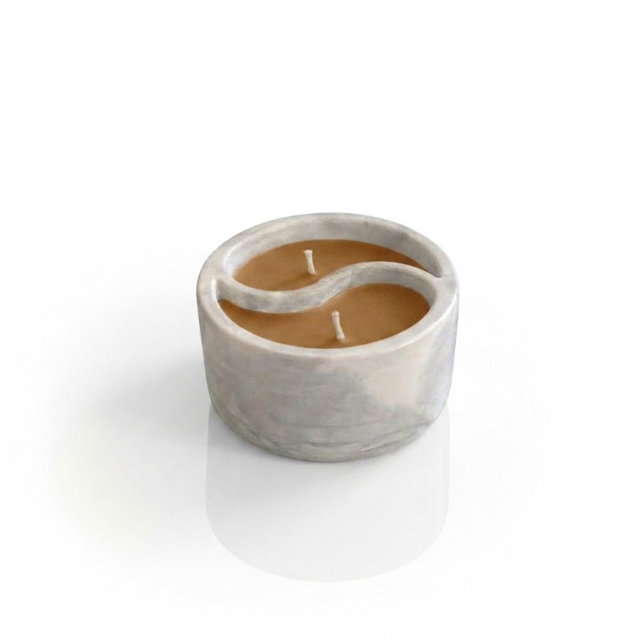 Yin Yang Candle - Sandalwood | Eterna Collection | Alcor & Mizar